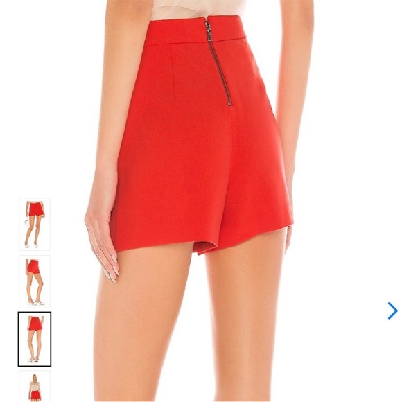 Alice and Olivia high waist red shorts. Excellent condition - Picture 2 of 8